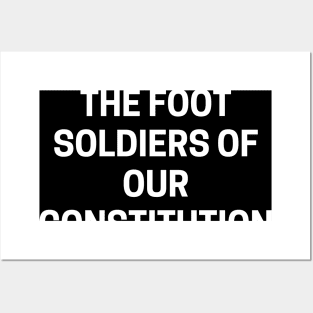 Lawyers are the foot soldiers of our Constitution Posters and Art